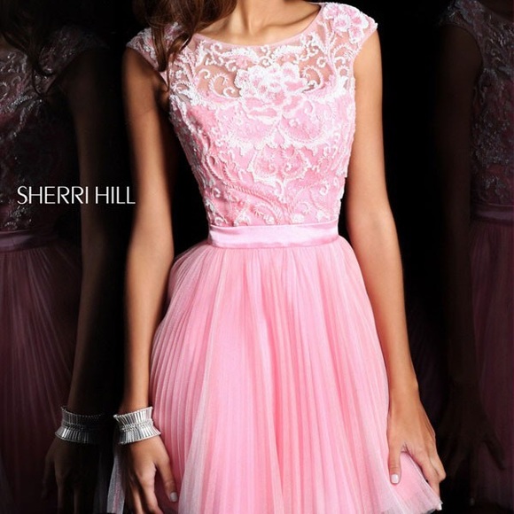 New Sherri Hill pink homecoming dress, size 0