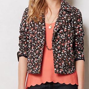 Anthropologie Cropped Tinsley bomber jacket