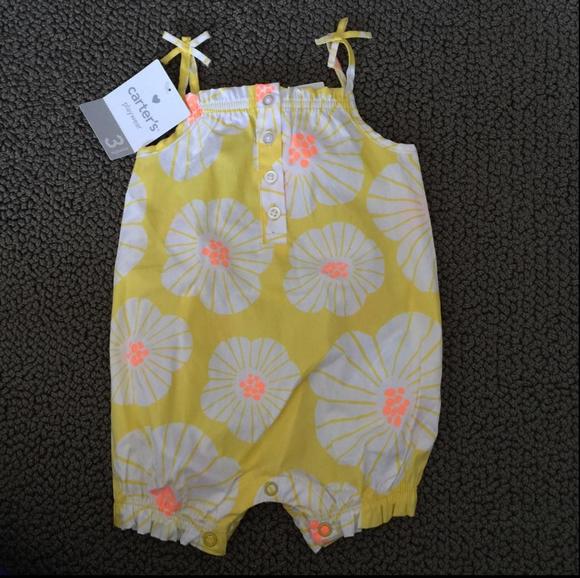 Adorable Carter's Romper 0-3 Month NWT - Picture 2 of 4