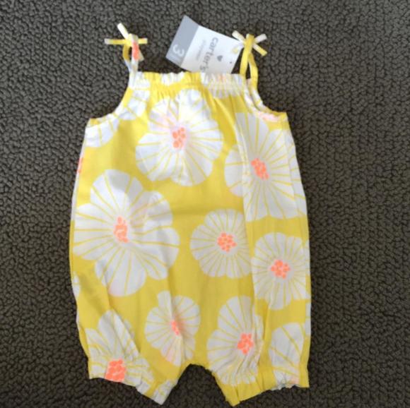 Adorable Carter's Romper 0-3 Month NWT - Picture 4 of 4