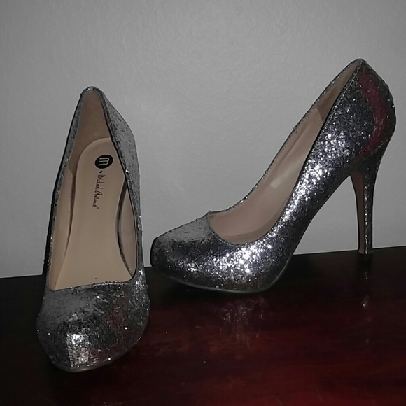 Michael antonio glitter heel