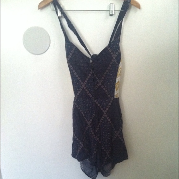 Kendall and Kylie printed romper