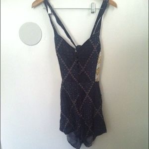 Kendall and Kylie printed romper