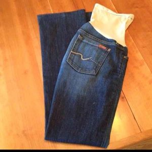 Maternity 7 for all mankind jeans