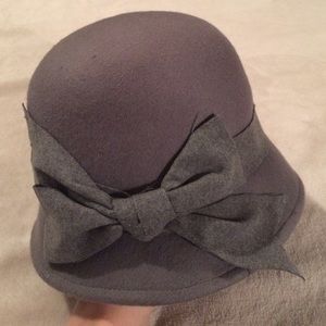 Wool cloche hat