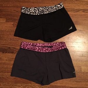 Lot of 2 BCG workout shorts size small