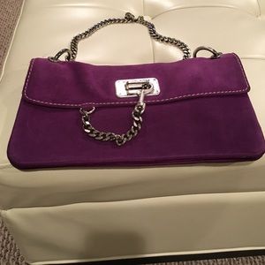 Purple handbag