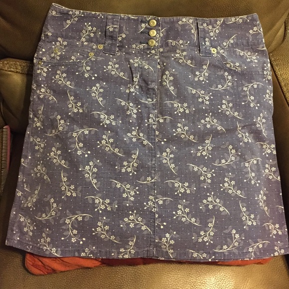 The LOFT stretch Denim Jean Skirt 6