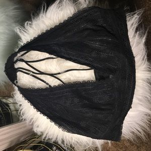 Black Bralette {M}