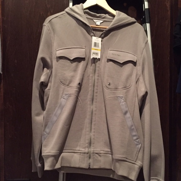 Men's Calvin Klein Grey Hoodie