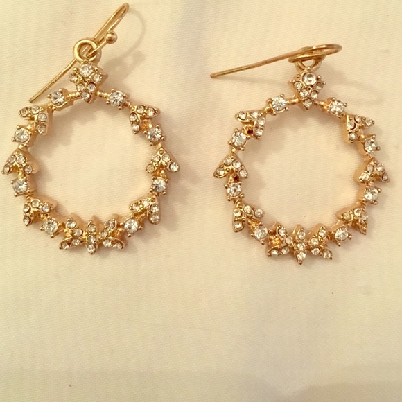 Gold/diamond earrings