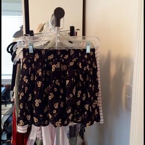 Brandy Melville Sunflower skirt