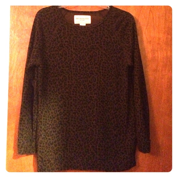 Obey Leopard Print Pullover