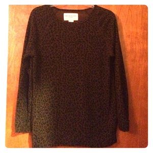 Obey Leopard Print Pullover