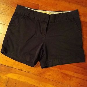 J. Crew city fit size 6 navy Chino shorts