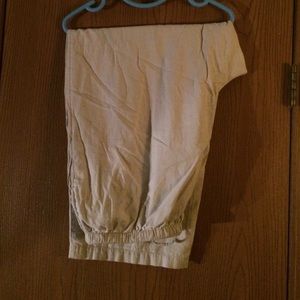 Cream colored light weight pants