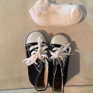 Kid Connection shoes with 3 pair socks included