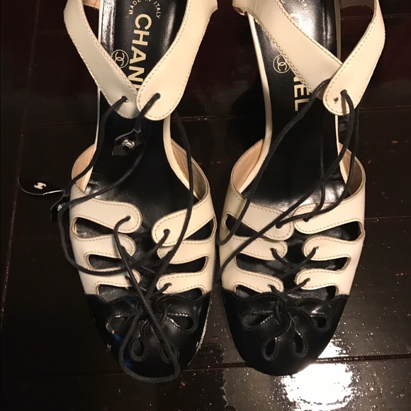 Authentic Chanel 3 inch heels