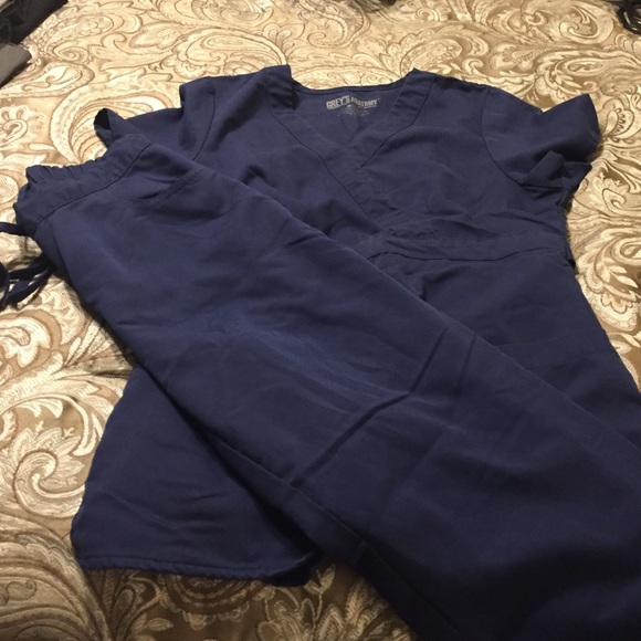 Grey's Anatomy Navy Scrub Set