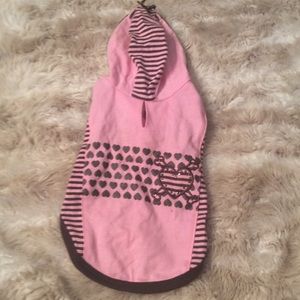 Heart and skull doggy hooded sleeveless dress tank