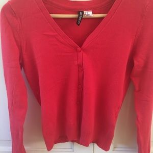 Cardigan red Xs