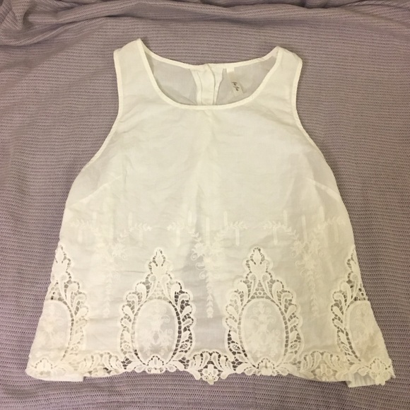 Lace Open back Tanktop