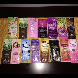 15 Sample Packets of tanning lotion