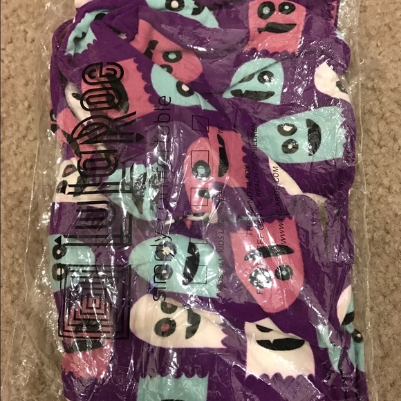 Lularoe Purple Pacman Ghosts OS
