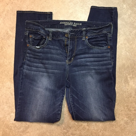 Long, Straight, Super Stretch American Eagle Jeans