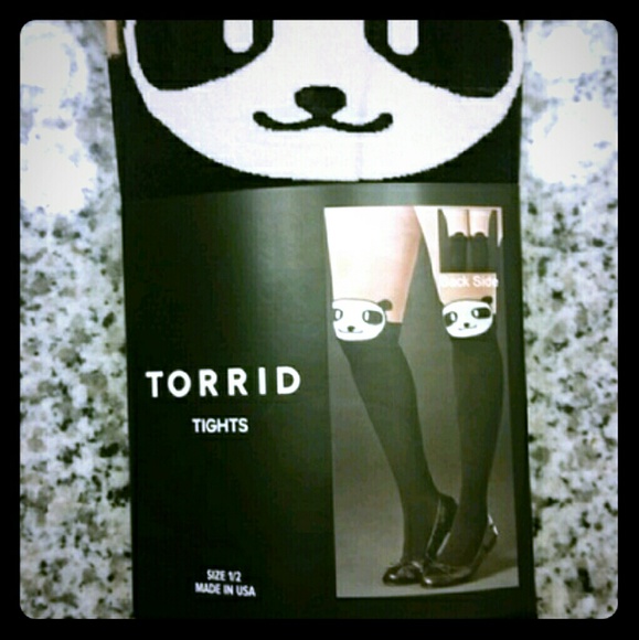 Plus size Panda tights