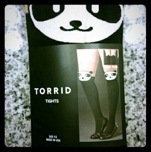Plus size Panda tights