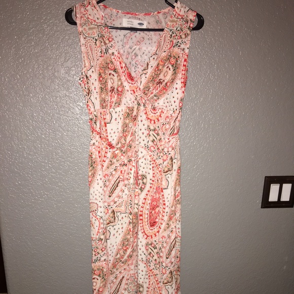 Old navy Paisley print maternity maxi