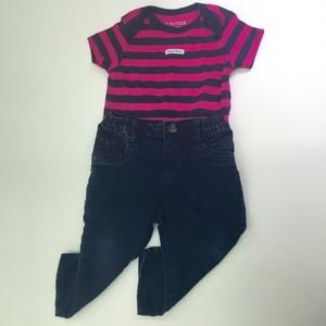 Cute bundle of a Nautica Onesie and children's place jeans