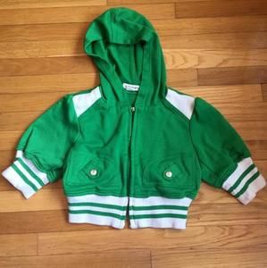 Green girls jacket