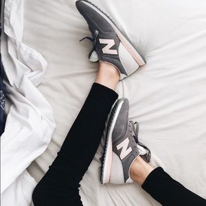 Grey & Blush Pink New Balance