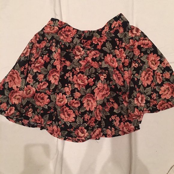 Floral Skater skirt