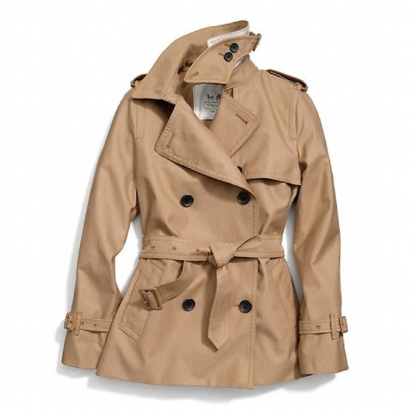 Coach classic short trench