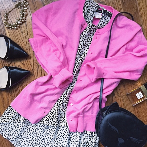 J. Crew Pink Cardigan