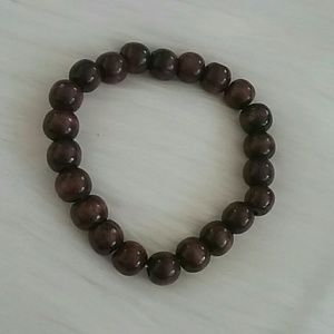 🍁boho chic brown bead bracelet🍁