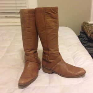 Jessica Simpson leather riding boots