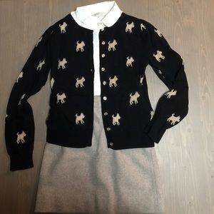 Forever 21 navy puppies cardigan