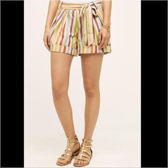 Last 1! Anthropologie Eva Franco Sol Shorts - Picture 2 of 4
