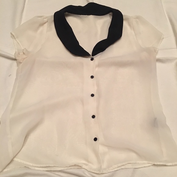 Buttoned Collar Blouse