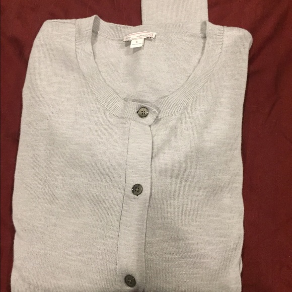 Gap light grey cardigan size large