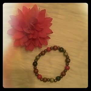 Multi-Colored Bead Bracelet