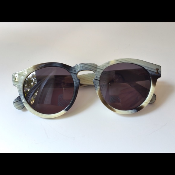 BNIB ILLESTEVA Leotard Round Acetate Sunglasses