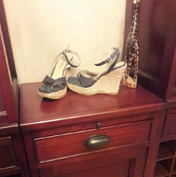 Candies wedged heels