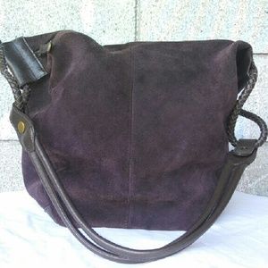 Isaac Mizrahi for Target Purple Suede Boho Bag