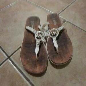 Michael kors logo sandals