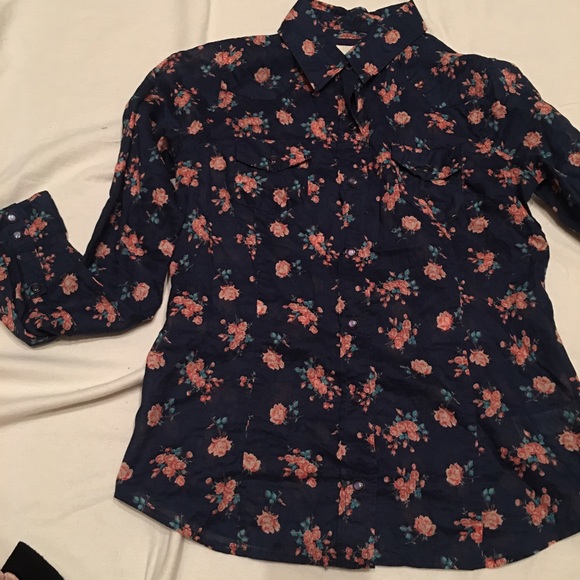 Floral Button up